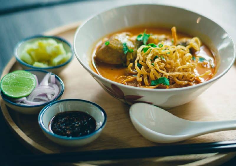 Khaosoi Tay yemeği, mutfağı, Tayland lezzetleri