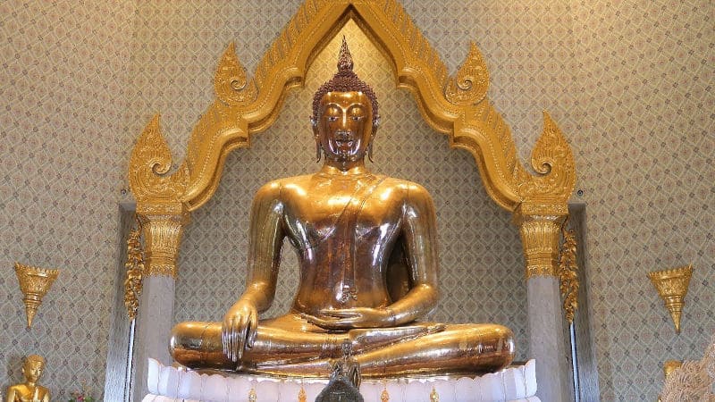 altın buda, altın buda tapınağı, altın buda heykeli, wat traimit, bangkok tapınak