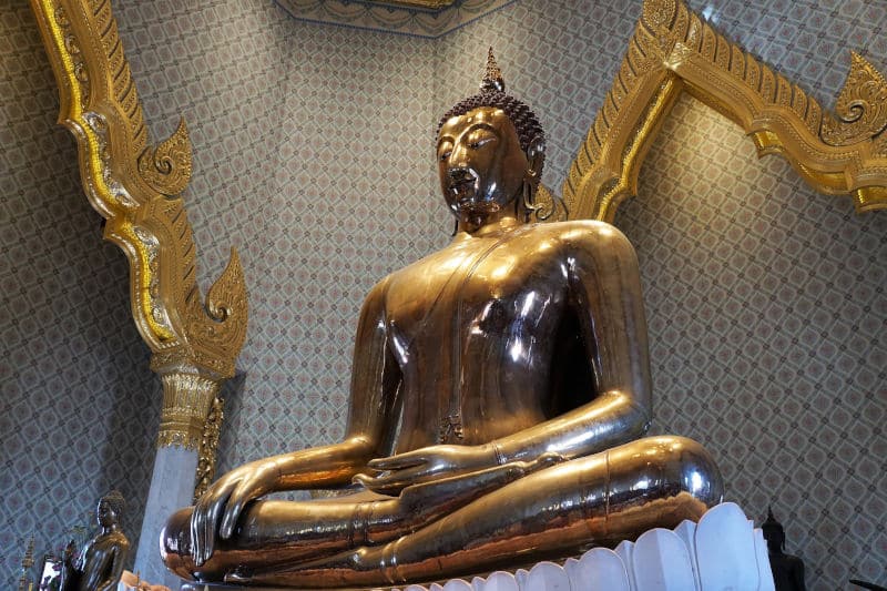 altın buda, altın buda tapınağı, altın buda heykeli, wat traimit, bangkok tapınak