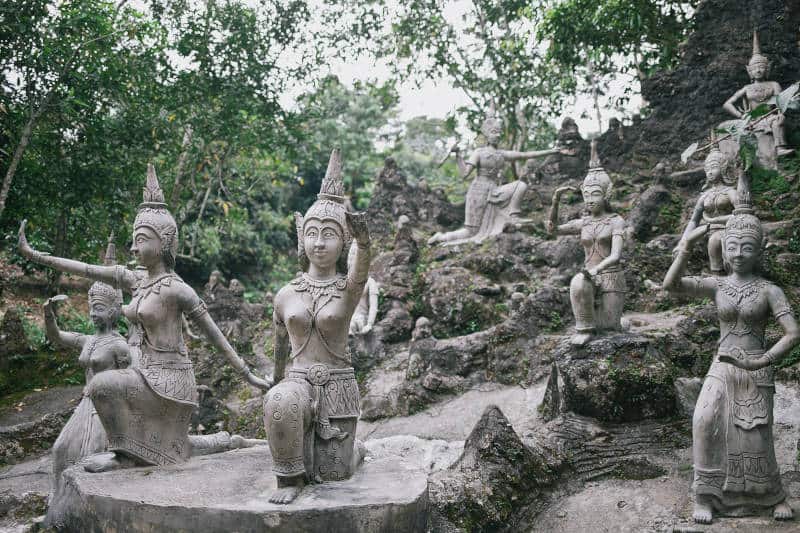 koh samui, koh samui adası, secret buddha garden samui, tarnim magic garden