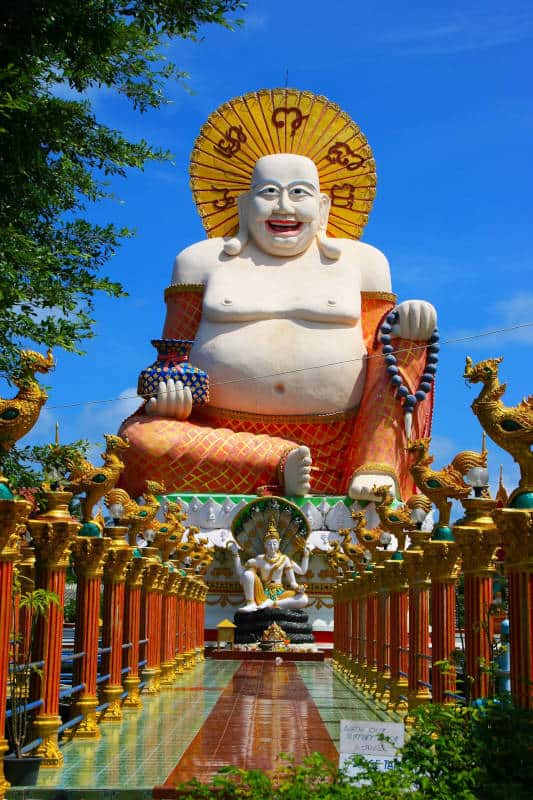koh samui, koh samui adası, koh samui gezi rehberi, wat plai laem tapınağı