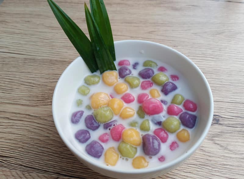 tayland tatlıları, tay tatlıları, hindistan cevizi sütü tatlısı