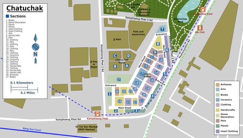 Chatuchak pazarı, chatuchak weekend market, chatuchak market, chatuchak alışveriş, chatuchak harita