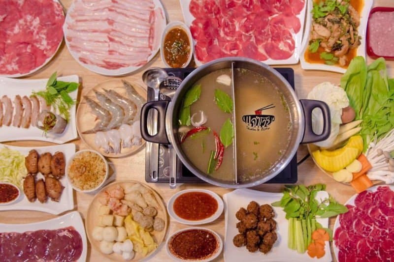 Tayland hot pot, Tay usulü hot pot, Jim Jum