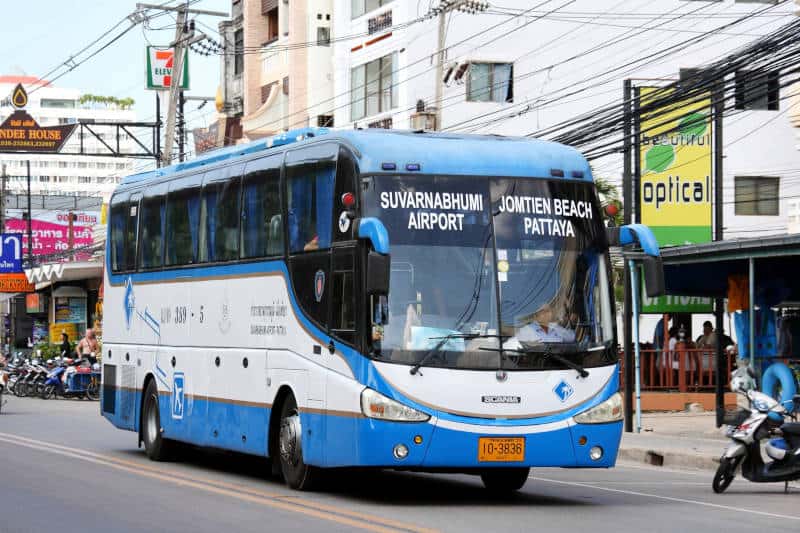 pattaya'ya nasıl gidilir, bangkok havalimanından pattaya'ya nasıl gidilir, pattaya otobüs