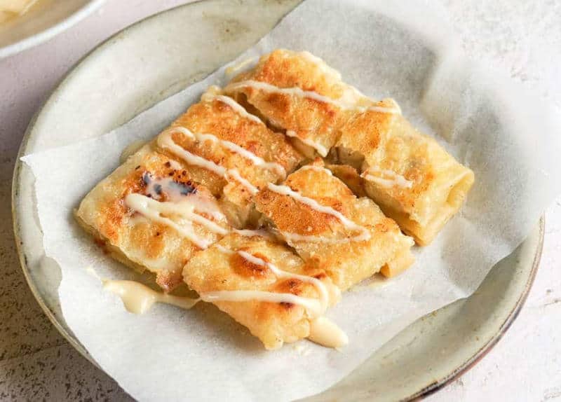 tayland tatlıları, tay tatlıları, tayland muz tatlısı, tayland roti