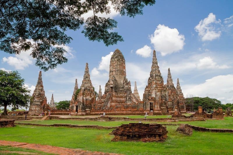 Ayutthaya, tapınak, budist, heykel, budizm, tayland