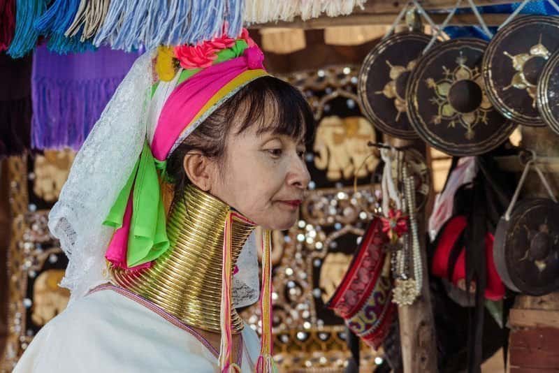 Long Neck, Tayland, Uzun Boyun, Chiang Mai