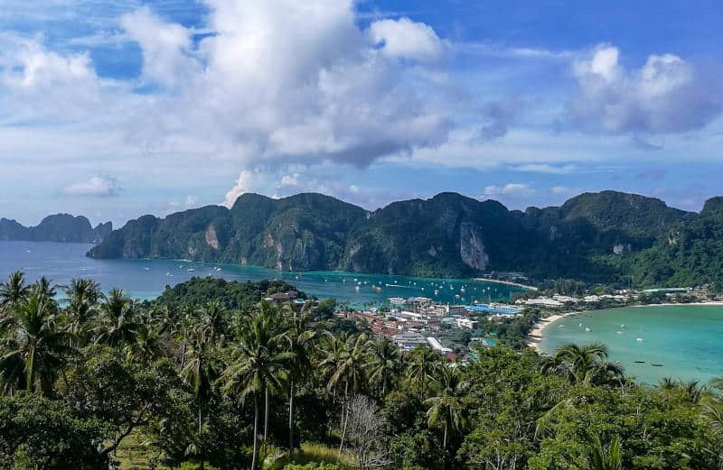Phi Phi adası tayland, sahil, phi phi viewpoint