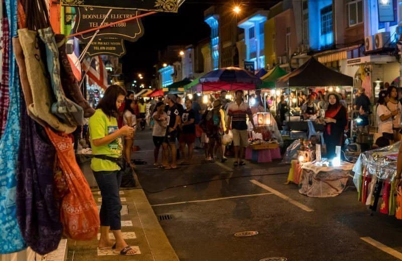 Phuket, tayland, night market