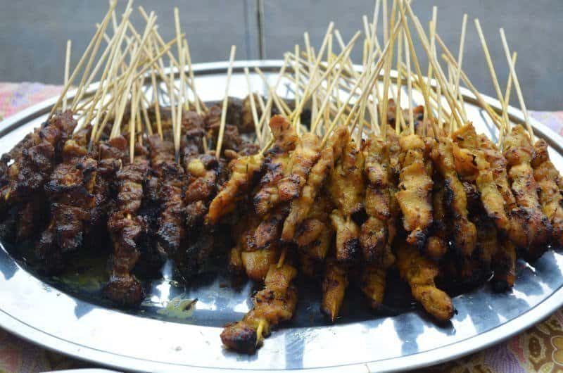 tayland barbekü, sokak yemekleri